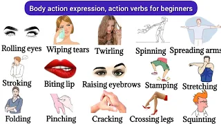 Body Action Expressions | Action verbs for beginners | Body Movement | Action verbs