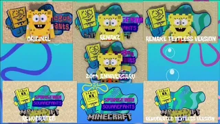 SpongeBob Theme song in Minecraft comparison