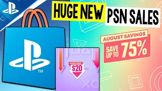 2 HUGE NEW PSN SALES! PlayStation August Savings Sale + Games Under $20 Sale (New PSN Deals 2023)