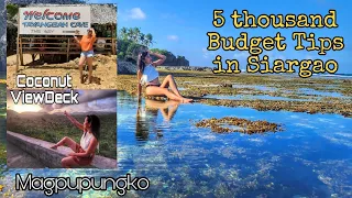 How to Survive in 5K Budget in Siargao l Magpupungko Trip l Solo Travel l Eng Sub