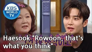 If the mother-in-law is Hasook and the husband is Rowoon[Happy Together/2019.05.02]