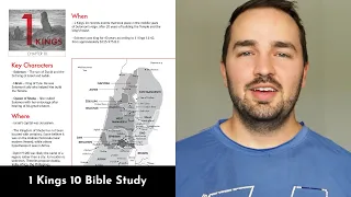 1 Kings 10 Summary: 5 Minute Bible Study