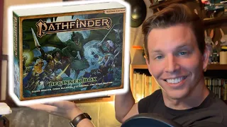 Pathfinder 2e Beginner Box Unboxing, Basic, &  First Impression: Clip from the Morning Grind w/Heath