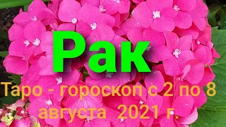 Рак Таро - гороскоп с 2 по 8 августа  2021 г.