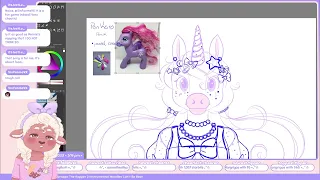 Cinnaminnie's Drawing ☆ Unicorn vTuber Model 『 Part 2 』