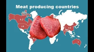 Worlds largest meat producing countries.