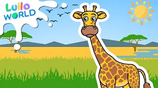 Why Do Giraffes Have Long Necks? 🦒 - Lullo World - Cartoons