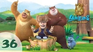 Boonie Bears: Forest Frenzy 🐻| Cartoon for kids | Ep36 |Anger-Powered Chainsaw