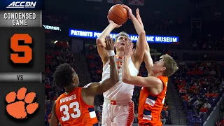 Syracuse vs. Clemson Condensed Game | ACC Basketball 2019-20