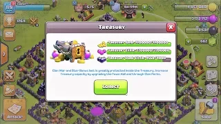 Collecting 2 200 000 Gold and Elixir from Clan Castle - " Clash Of Clans "