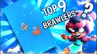 Top 9 BRAWLER* For this MAP!!* (Who is FLASH*)