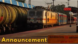 Navjeevan Special Express Arrival & Departure Announcement || Tenali Railway Station