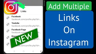 How to Add Multiple Links on Instagram - NEW UPDATE (2023) | Add Multiple Links