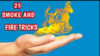 25 SMOKE AND FIRE TRICKS | FIRE TRICKS | SMOKE TRICKS | KRISH CRAFTS