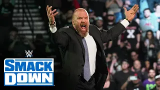 Triple H announces the return of the WWE Draft: SmackDown, April 7, 2023