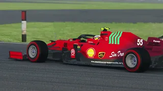 Ferrari SF21  around Silverstone || asseto corsa