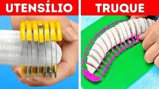 TRUQUES VS. ACESSÓRIOS || TRUQUES CULINÁRIOS E UTENSÍLIOS DE COZINHA INTELIGENTES