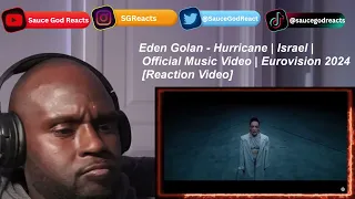 Eden Golan - Hurricane | Israel 🇮🇱 | Official Music Video | Eurovision 2024 | REACTION