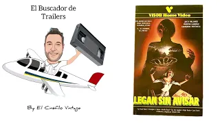 LLEGAN SIN AVISAR - VHS - TRAILER EN CASTELLANO - Without Warning (1980)