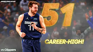 Luka Doncic CAREER-HIGH 51 POINTS vs Clippers! ● Full Highlights ● 10.02.22 ● 1080P 60 FPS