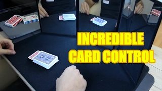 Very CONVINCING Card Control Technique - AMAZING & SIMPLE table card control - TUTORIAL