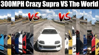 300MPH SUPRA DRAGSTER UNLEASHED VS THE BEST DRAG CARS | FORZA HORIZON 5  1 MILE DRAG BATTLES