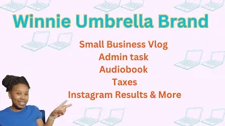 Small Business Vlog | Productive Day | Admin Task | Instagram Results | Business Taxes | Audiobook