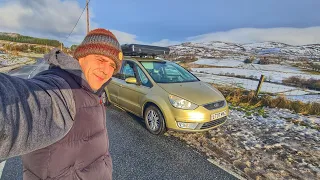 I Went Hunting for Winter Storms ... Found Them ( Car Camping Scotland )
