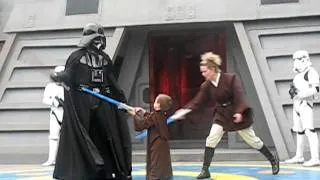 Padawan Marcus defeats Darth Vader