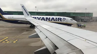 Ryanair Boeing 737-800 Take Off London Stansted Airport