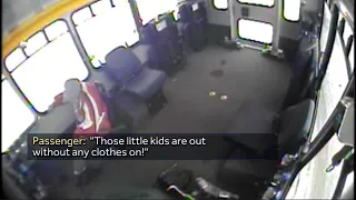 WATCH: Bus driver rescues 2 children found wandering in the snow