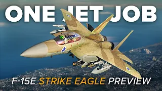 F-15E Strike Eagle Preview And 1st Air to Air Kill | DCS World
