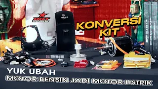 PRESISI! BUKAN KALENG-KALENG! | KONVERSI KIT BRT UBAH MOTOR BENSIN JADI MOTOR LISTRIK