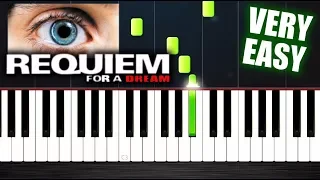 Requiem For A Dream - VERY EASY Piano Tutorial by PlutaX