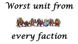 Worst Unit from Every Faction - Battle for Wesnoth