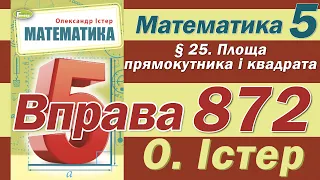 Істер Вправа 872. Математика 5 клас