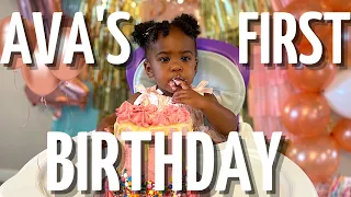 Our Baby's FIRST BIRTHDAY || Vlog + First Year