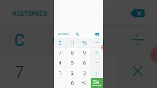 Saiba sua idade na calculadora do seu celular  etc.