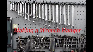 How I made a quick access wrench organizer hanger!