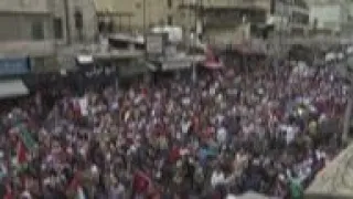 Hundreds rally in Amman in support of Palestinians