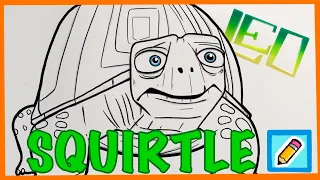 How To Draw SQUIRTLE From "Leo"(2023) | STEP-BY-STEP