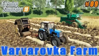 Harvesting wheat, selling grain | Farming in Varvarovka | Farming simulator 19 | Timelapse #09