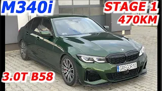 BMW M340i xDrive G20 STAGE 1 470KM GREGOR10 Dragy Acceleration ChipTuning  Czasy LC 0-100 100-200kmh