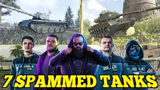 7 Tanks SPAMMED by Unicums in World of Tanks