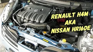 Двигатель Renault H4M (1,6 )/ Nissan HR16DE (1,6 ) - Крепкий Середнячок