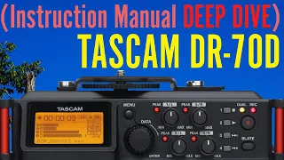 Tascam DR-70D Instruction Manual DEEP DIVE