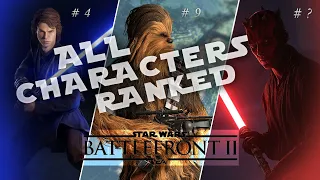 RANKING All 22 Star Wars Battlefront 2 Characters from WORST to BEST (Last Update - 2020)