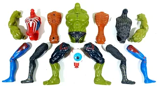 Assemble Marvel's Toys Hulk Smash Vs Siren Head Vs Spider-Man Vs Black Spiderman Avengers