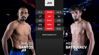 Инаилдо Сантос vs. Мехди Байдулаев | Inaldo Santos vs. Mekhdi Baydulaev | ACA 152