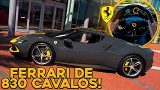 ACELERANDO TUDO COM A NOVA FERRARI 296 GTB * MUITO FORTE *